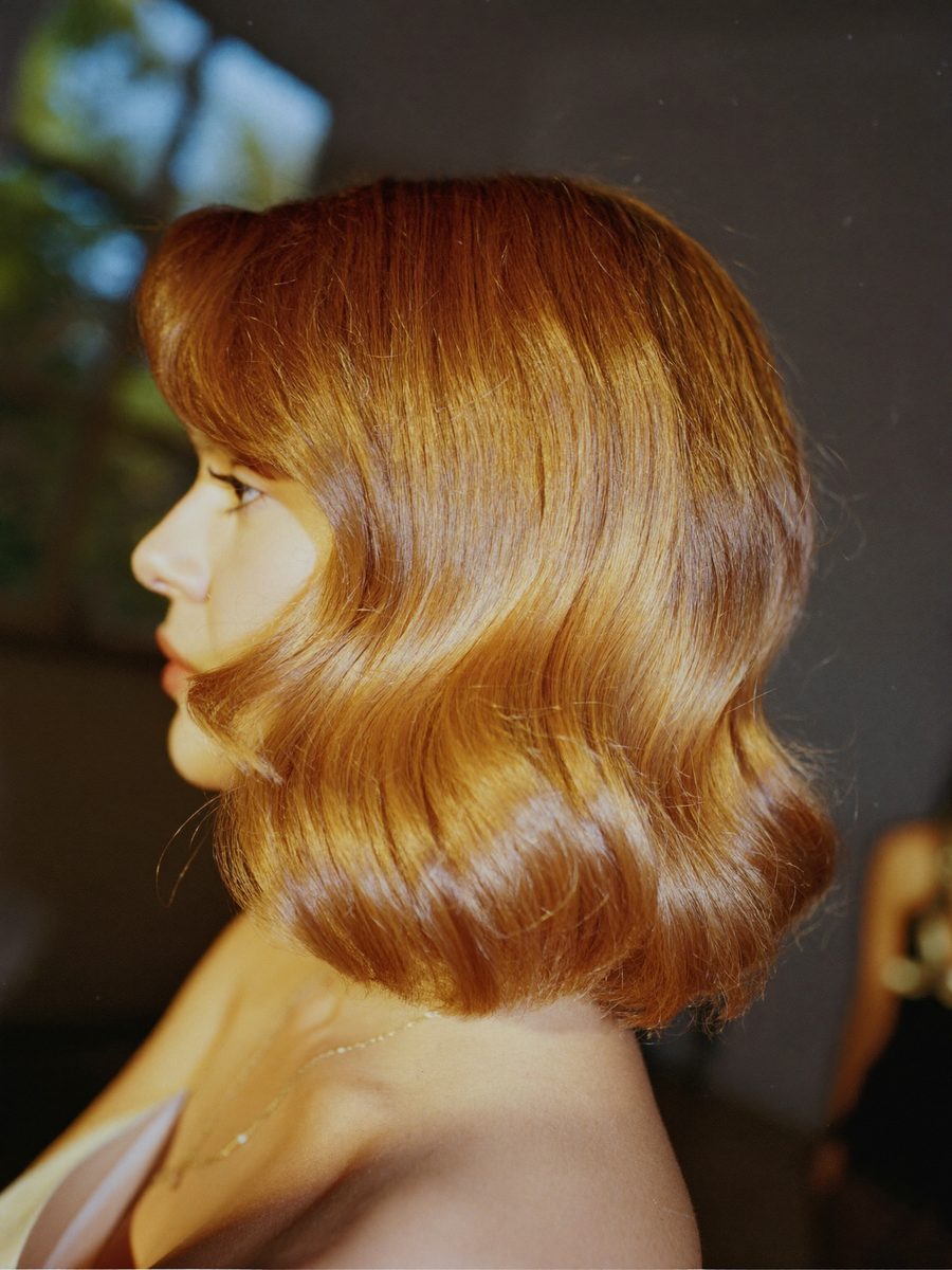 Caramel balayage met glanzende slag